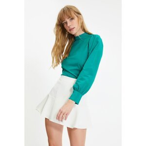 Trendyol Green Turtleneck Blouse