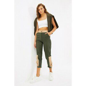 Trendyol Dark Green Detailed Trousers