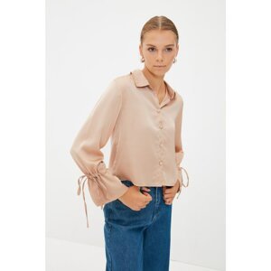 Trendyol Mink Sleeve Detailed Shirt