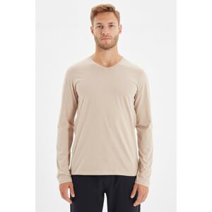 Trendyol T-Shirt - Beige - Regular fit