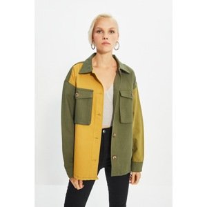 Trendyol Multicolor Color Block Denim Jacket