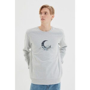 Trendyol Sweatshirt - Gray - Relaxed