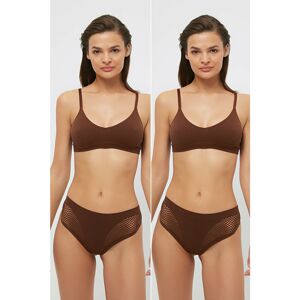 Trendyol Brown 2-Pack Seamless Panties