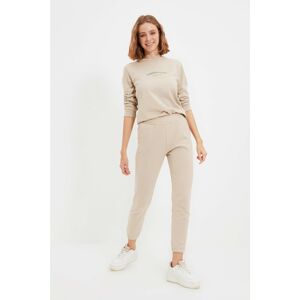 Trendyol Sweatpants - Beige - Joggers