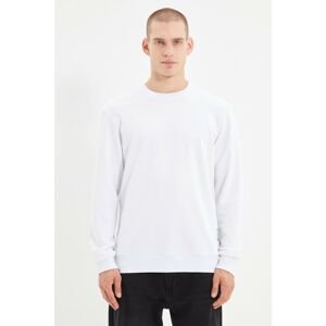 Trendyol Sweatshirt - White - Regular fit