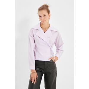 Trendyol Lilac Double Breasted Blouse