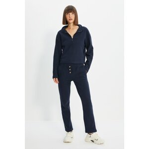 Trendyol Navy Blue Basic Jogger Knitted Sweatpants