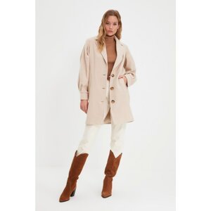 Trendyol Mink Button Closure Cachet Coat