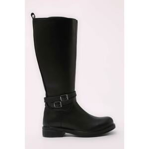 Trendyol Knee-High Boots - Black - Block