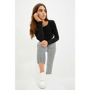 Trendyol Gray Elastic Trousers