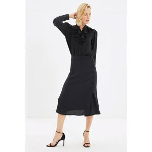 Trendyol Black Button Detailed Skirt