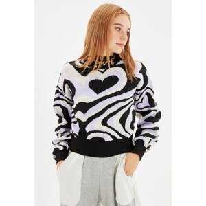 Trendyol Black Crew Neck Knitwear Sweater