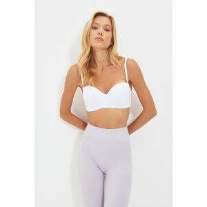 Trendyol White Unsupported Whole Cup Bra