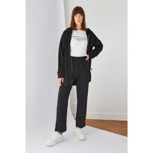 Trendyol Black Scuba Knitted Tracksuit Set