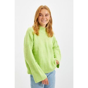 Trendyol Yellow Soft Textured Basic Knitwear Sweater