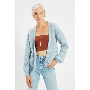 Trendyol Light Blue Knit Detailed Knitwear Cardigan