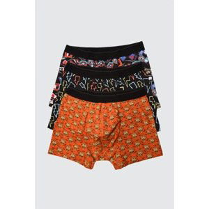 Trendyol Multi Color Men's 3-Pack Printed Boxer