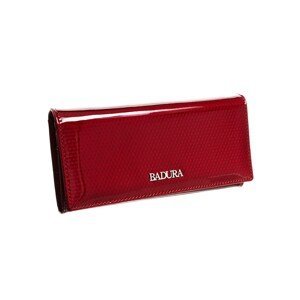 BADURA Women's red horizontal wallet