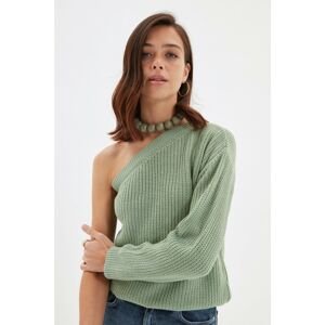 Trendyol Mint Single Sleeve Knitwear Sweater