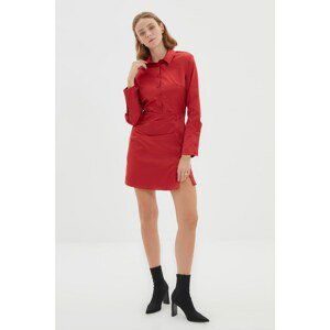 Trendyol Red Buttoned Dress