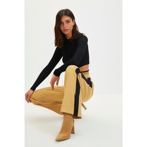 Trendyol Camel Straight Trousers