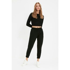 Trendyol Black Petite Basic Jogger Knitted Slim Sweatpants