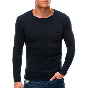 Edoti Men's plain longsleeve L141