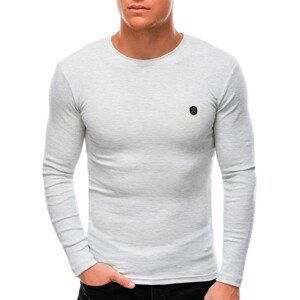 Edoti Men's plain longsleeve L141