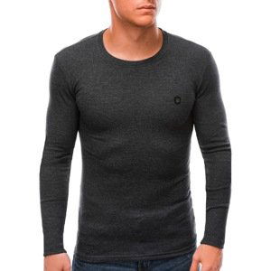 Edoti Men's plain longsleeve L141