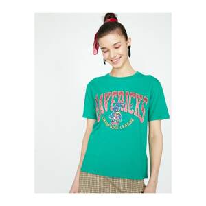 Koton T-Shirt - Green - Regular fit