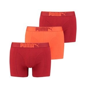 Set of three men's boxers in red and orange Puma - Men's