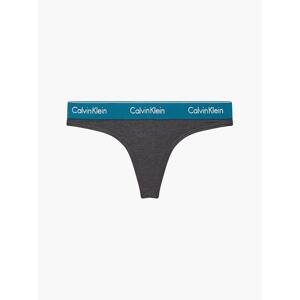 Women's thong Calvin Klein gray (F3786-VIJ)