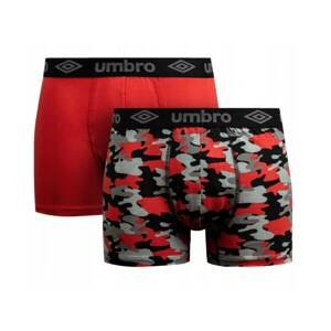 2PACK men's boxers Umbro red (UMUM0345 D)