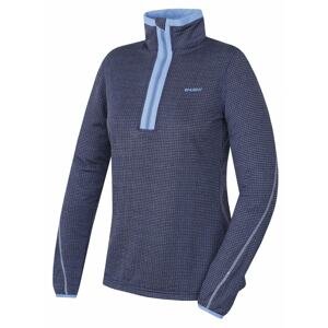 Women's sweatshirt with turtleneck HUSKY Artic L tm. magenta/light blue