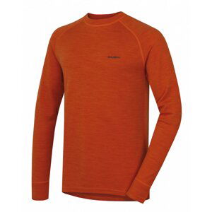 Men's merino sweatshirt Aron M brick