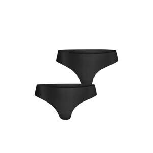 2PACK women's thong Bjorn Borg black (10000159-MP001)