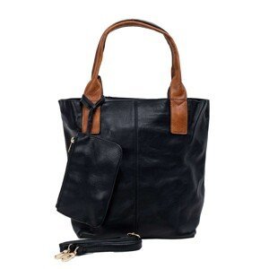 Black city bag with removable case
