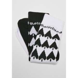 Motrhead Socks 2-Pack Black/white
