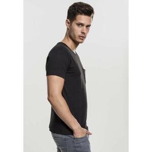 Quilted Pocket Tee blk/blk