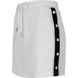 Women's sweatpants skirt wht/blk/wht