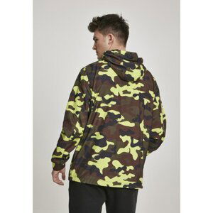 Camo Pull Over Windbreaker frozenyellow camo