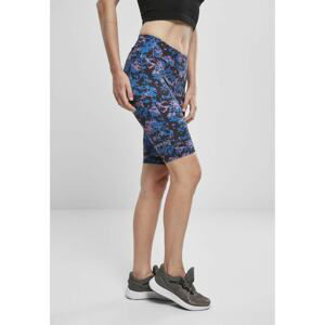 Women's High Waist Camo Tech Cycle Digital duskviolet camo shorts