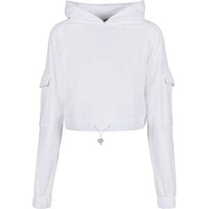 Women's Short Work Hoodie White