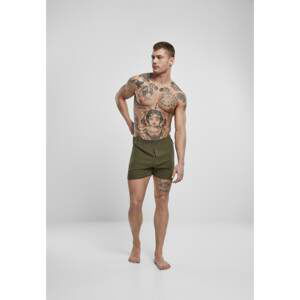 Olive boxer shorts