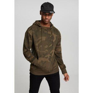 High Neck Camo Olive Camouflage Hood