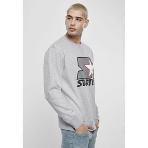 Starter Multicolored Logo Sweat Crewneck Heather Grey