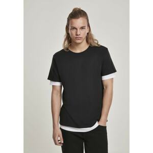 Full Double Layered Tee black/white