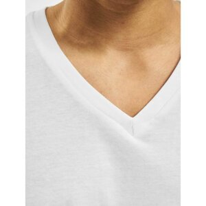 T-Shirt V-Neck in white