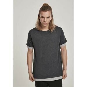 Full Double-Layer T-Shirt Coal/Grey