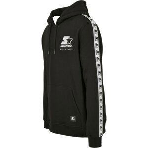 Starter Logo Taped Hoody Black